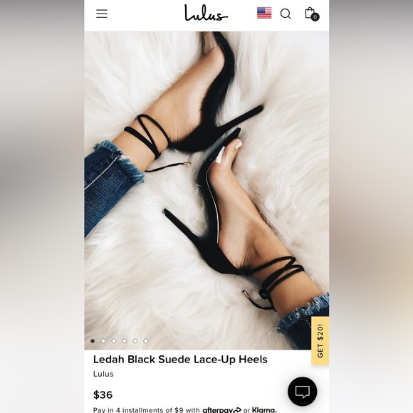 NWT Lulus Sexy Black Heels- Ledah - Picture 2 of 9